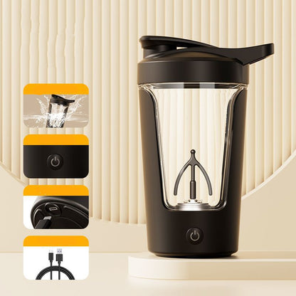 Electric Protein Powder Mixing Cup Automatic Shaker Mixer Shake Bottle Milk Coffee Blender Kettle Fro Gym 1200mAh