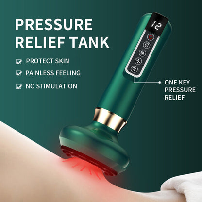 Electric Vacuum Cupping Massager For Body Anti-Cellulite Suction Cup Gua Sha Massage Body Cups Guasha Fat Burning Slimming Jars