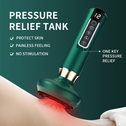 Electric Vacuum Cupping Massager For Body Anti-Cellulite Suction Cup Gua Sha Massage Body Cups Guasha Fat Burning Slimming Jars