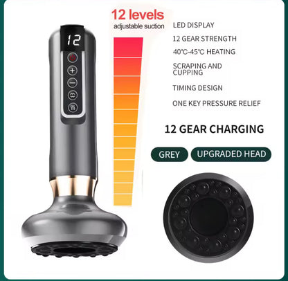 Electric Vacuum Cupping Massager For Body Anti-Cellulite Suction Cup Gua Sha Massage Body Cups Guasha Fat Burning Slimming Jars