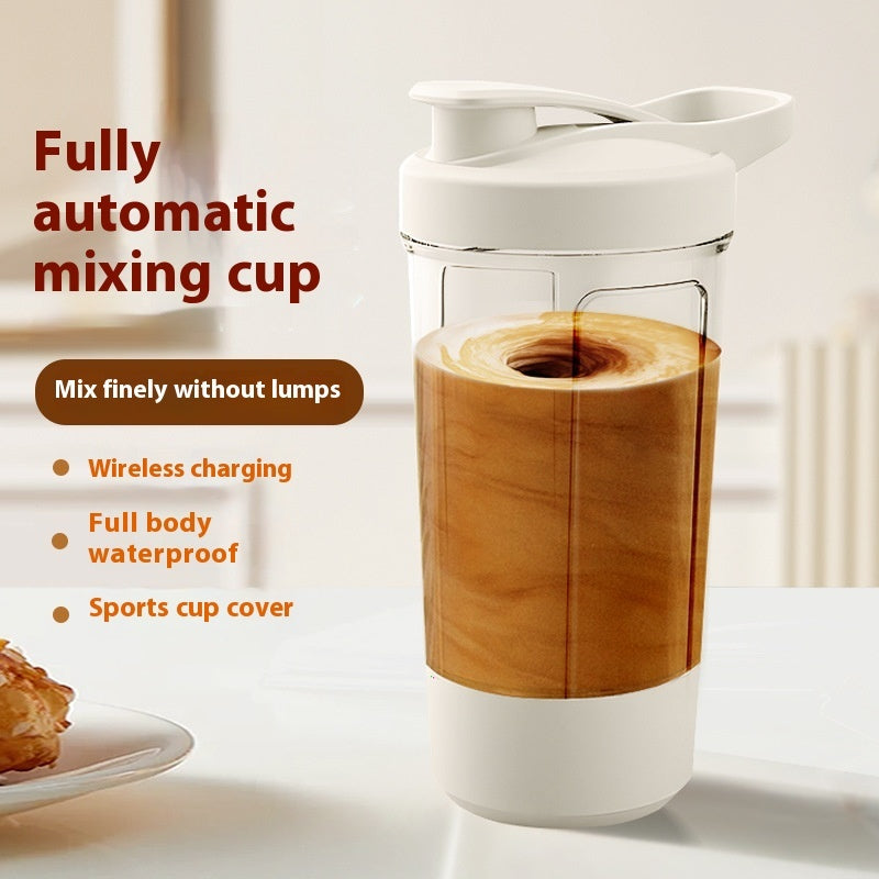 Electric Protein Powder Mixing Cup Automatic Shaker Mixer Shake Bottle Milk Coffee Blender Kettle Fro Gym 1200mAh